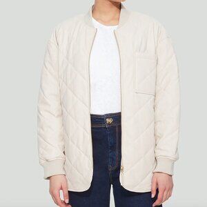 Dex Quilted Faux Matte Leather Jacket | Small (fits like generous medium)